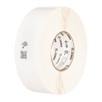 Zebra Z-Ultimate 3000T Thermal Transfer 2 x 0.5 Polyester Label, 10000 Labels/Roll, 4 Rolls (10011696)