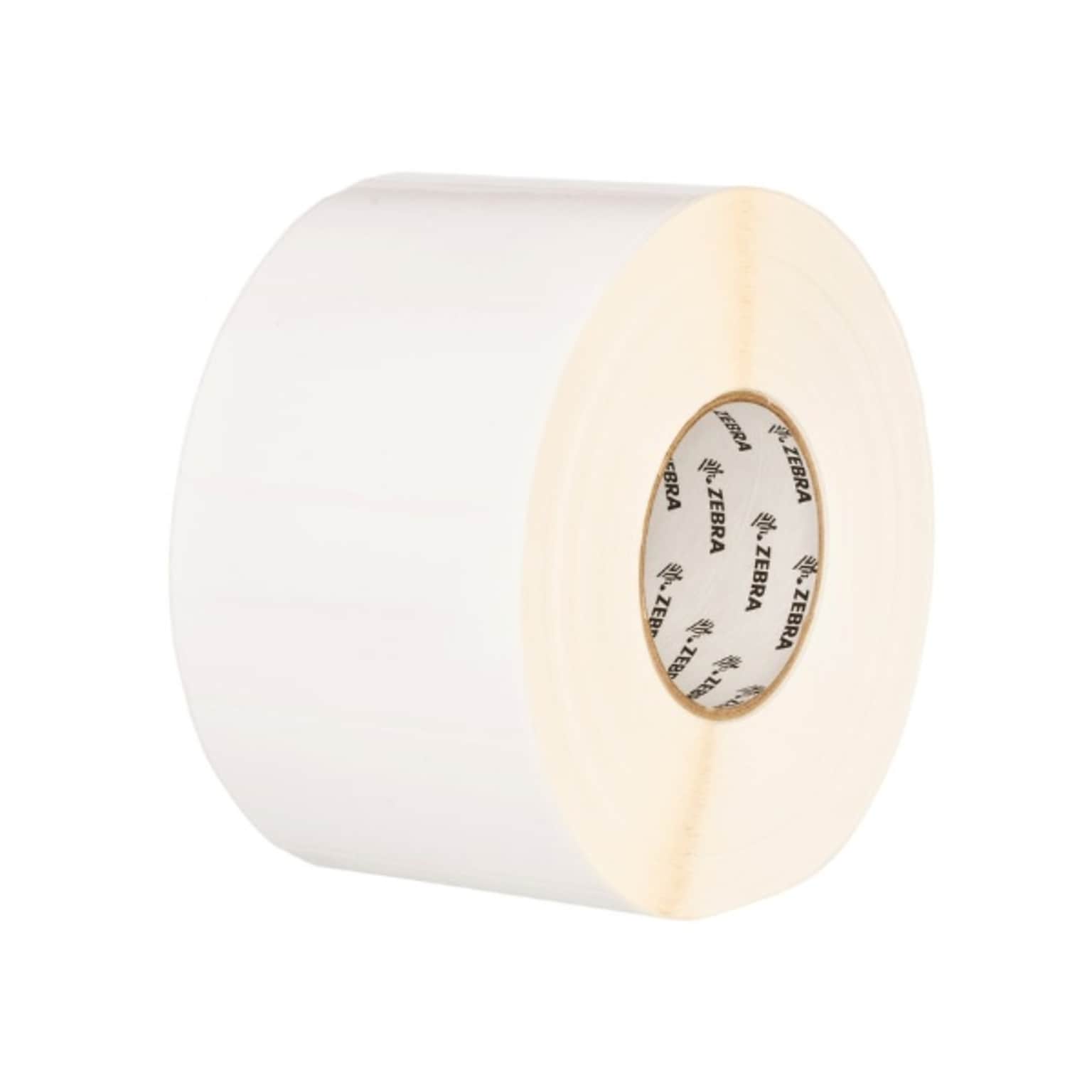 Zebra PolyPro 3000T Thermal Transfer 1 x 0.5 Polypropylene Label, 10002 Labels/Roll, 4 Rolls (10011987)