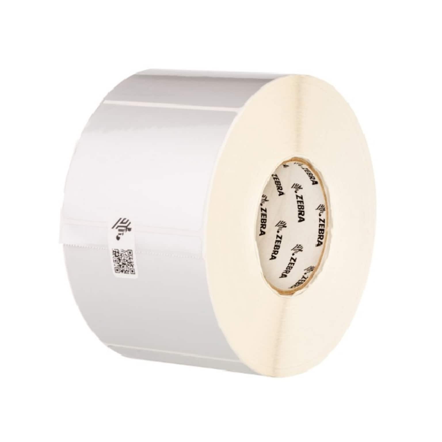 Zebra Z-Ultimate 4000T Thermal Transfer 3 x 2 Polyester Label, Silver, 1000 Labels/Roll, 1 Roll (10023158)