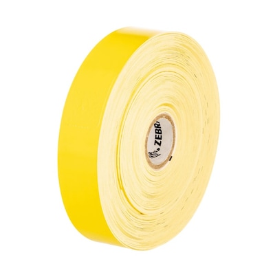 Zebra Z-Band Fun Direct Thermal Polypropylene Wristbands, Yellow, 350/Roll, 4 Rolls (10012712-2)