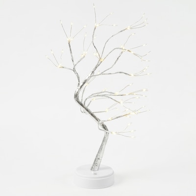 Excello Brands 19.6 Fairy Tree with LED Fairy Lights, Silver (OD-FRYTREE)