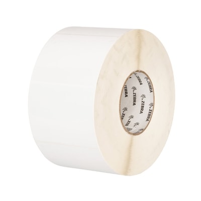 Zebra PolyPro 4000T Thermal Transfer 4 x 3 Kimdura Matte Polypropylene Label, 1420 Labels/Roll, 4 Rolls (10008531)