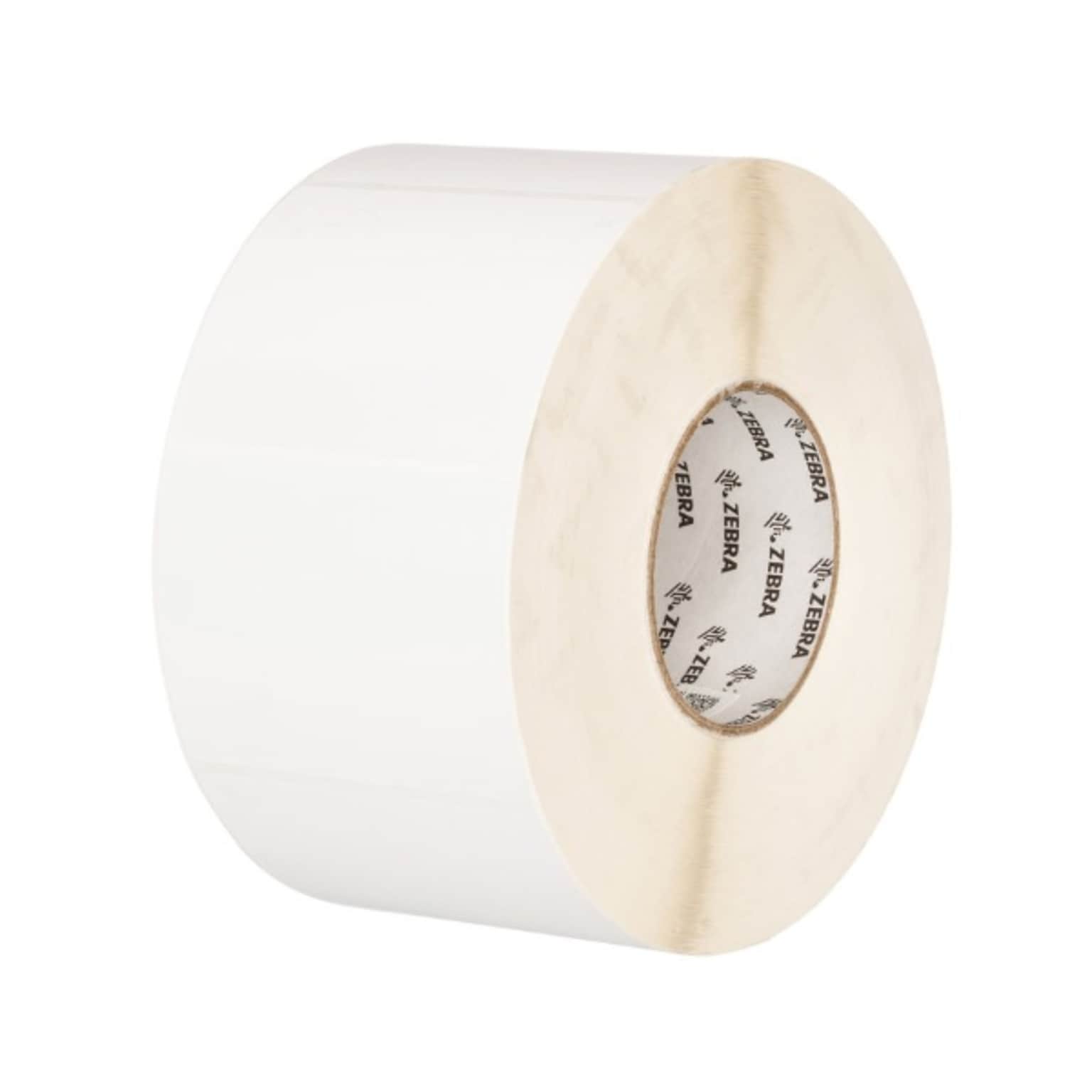 Zebra PolyPro 4000T Thermal Transfer 4 x 3 Kimdura Matte Polypropylene Label, 1420 Labels/Roll, 4 Rolls (10008531)