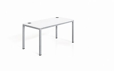 Boss Office Products Simple System 60W Desk, White (SGSD001-201-WT)