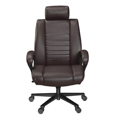 Regency DuraForce Big & Tall Ergonomic Executive Chair, 400 lb. Capacity, Brown (DUR001BR)