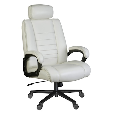 Regency DuraForce Big & Tall Ergonomic Executive Chair, 400 lb. Capacity, Cream (DUR001CR)
