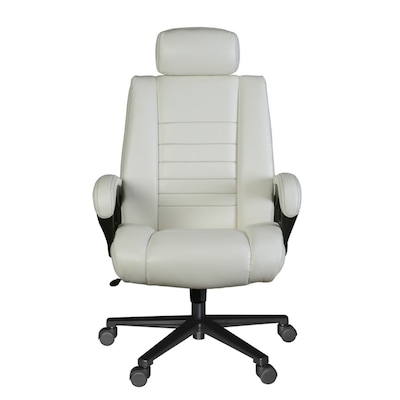 Regency DuraForce Big & Tall Ergonomic Executive Chair, 400 lb. Capacity, Cream (DUR001CR)