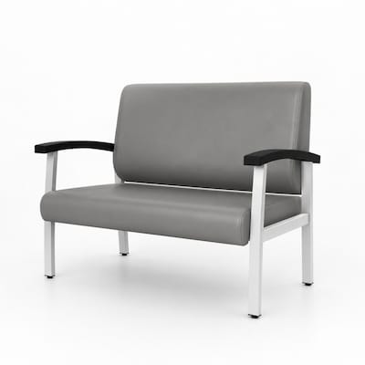 Regency Welcome 46W Vinyl Loveseat, Grey (CH3903GVL)