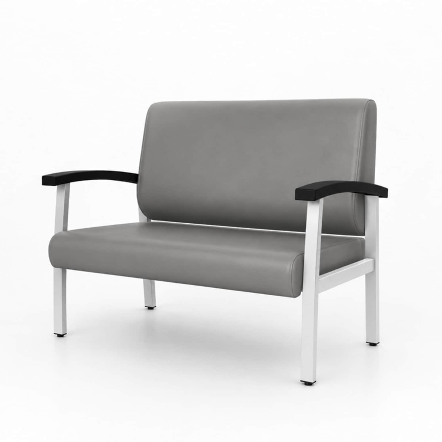 Regency Welcome 46W Vinyl Loveseat, Grey (CH3903GVL)