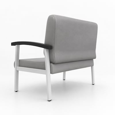 Regency Welcome 46"W Vinyl Loveseat, Grey (CH3903GVL)