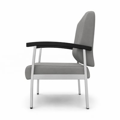 Regency Welcome Vinyl Bariatric Guest Chair, Grey (CH3902GVL)