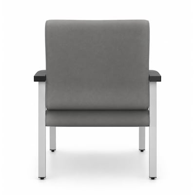 Regency Welcome Vinyl Bariatric Guest Chair, Grey (CH3902GVL)