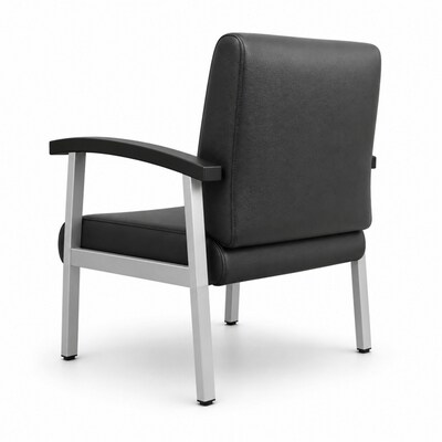 Regency Welcome Vinyl Bariatric Guest Chair, Black (CH3902BVL)
