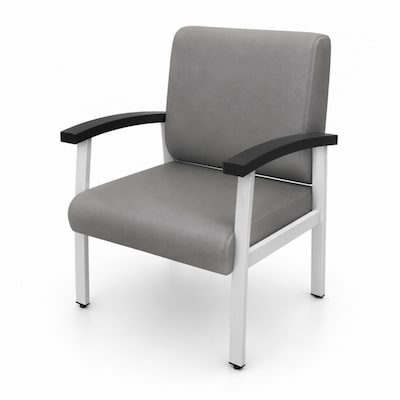 Regency Welcome Vinyl Guest Chair, Grey (CH3901GVL)