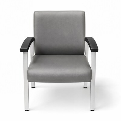 Regency Welcome Vinyl Guest Chair, Grey (CH3901GVL)