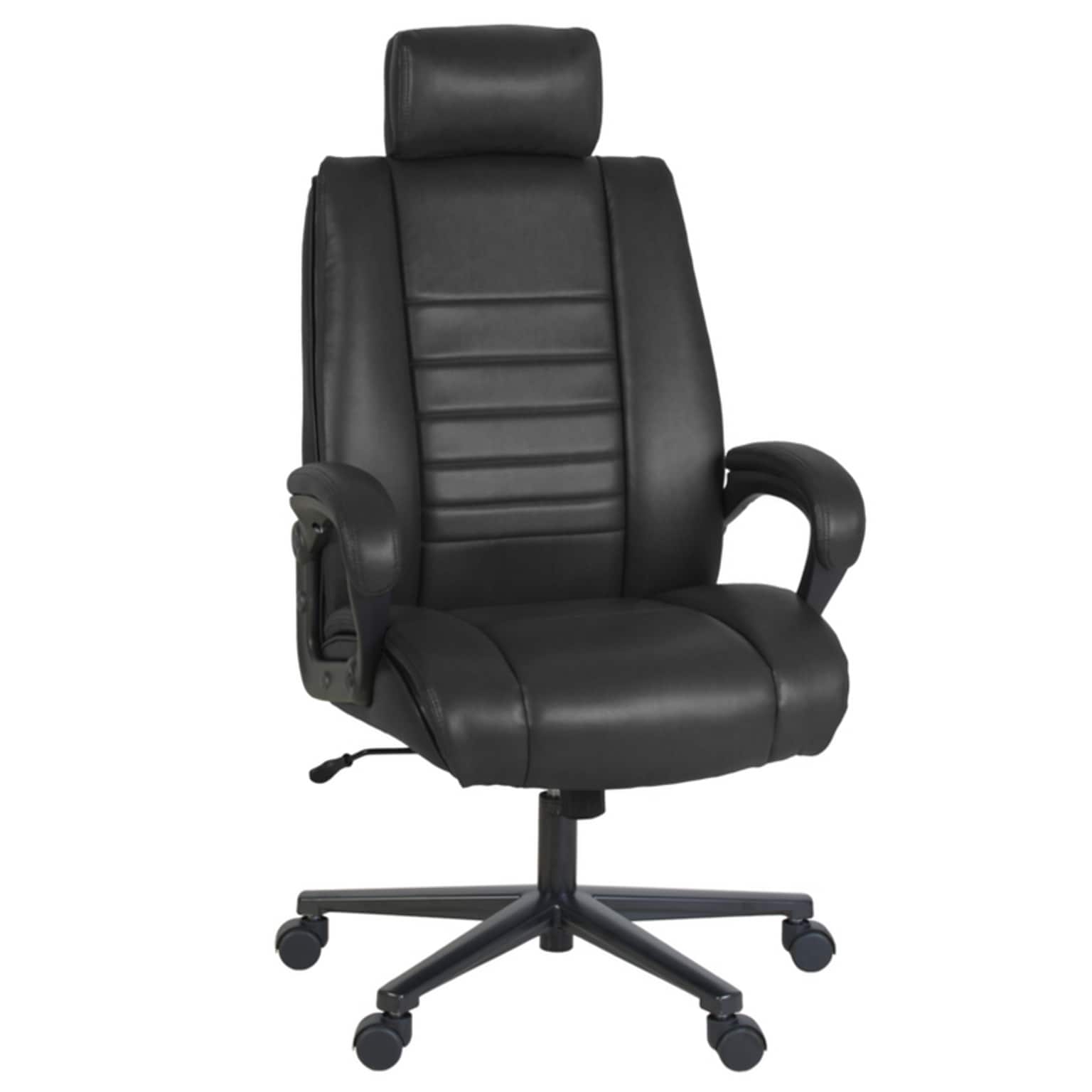 Regency DuraForce Big & Tall Ergonomic Executive Chair, 400 lb. Capacity, Black (DUR001BK)