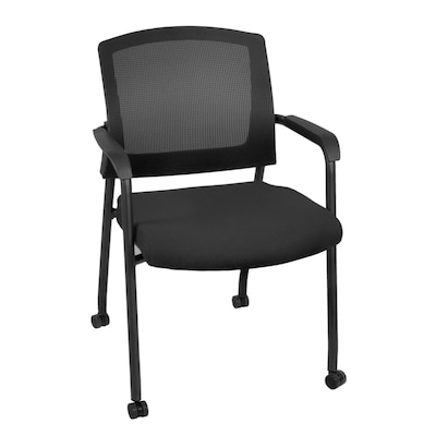 Regency Knight Mesh Guest Chair, Black, 8/Pack (5675CBK8PK)