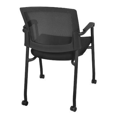 Regency Knight Mesh Guest Chair, Black, 8/Pack (5675CBK8PK)