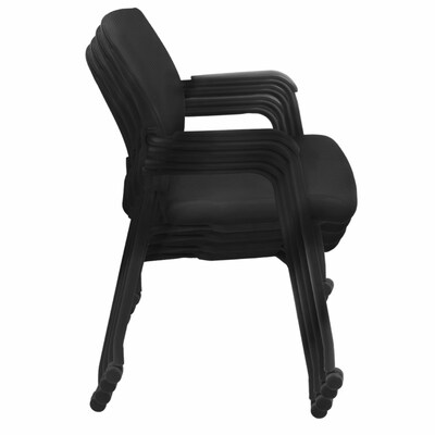 Regency Knight Mesh Guest Chair, Black, 4/Pack (5675CBK4PK)