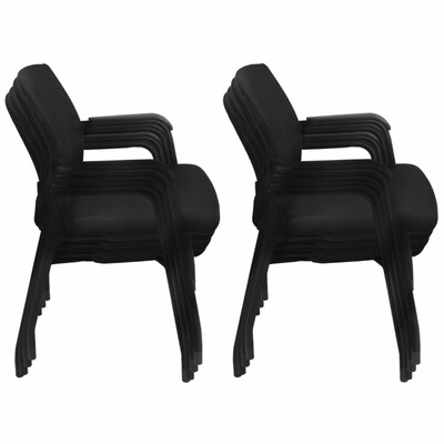 Regency Knight Mesh Guest Chair, Black, 8/Pack (5675BK8PK)