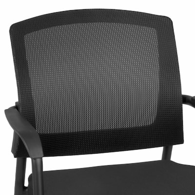 Regency Knight Mesh Guest Chair, Black (5675CBK)