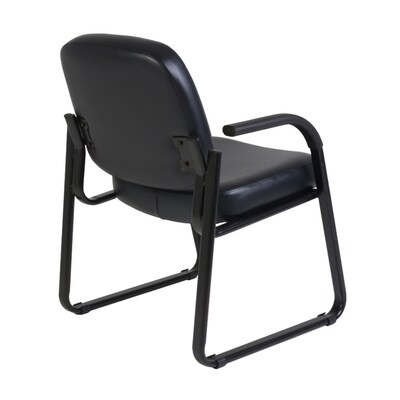 Regency Victor Vinyl Guest Chair, Black (403-VAM-BK)