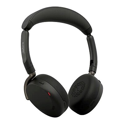 Jabra Evolve3 65 Flex Wireless Noise Canceling Bluetooth Stereo Headset, USB-A, UC Certified (36699-989-999)