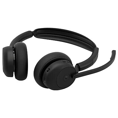 Jabra Evolve3 45 Noise Canceling Bluetooth Stereo Headset, USB-A, MS Certified (34599-999-989)