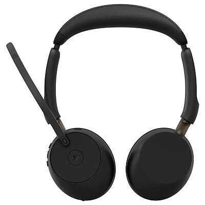 Jabra Evolve3 65 Noise Canceling Bluetooth Stereo Headset, USB-A, MS Certified (36599-999-999)
