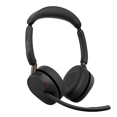 Jabra Evolve3 65 Wireless Noise Canceling Bluetooth Stereo Headset, USB-A, UC Certified (36599-989-989)