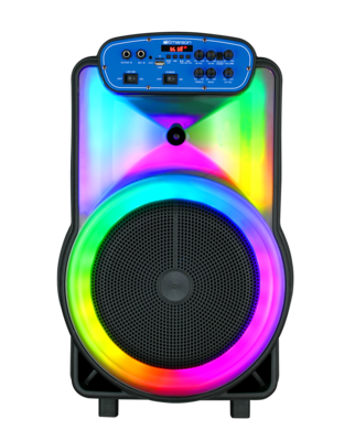 Emerson Portable Bluetooth® 12 Party Speaker with Flame Lighting, Black (EDS-1220)