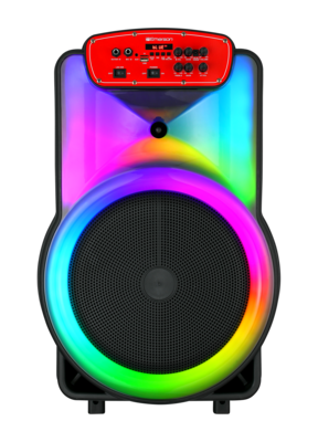 Emerson Portable Bluetooth® 15 Party Speaker with Flame Lighting, Black (EDS-1520)