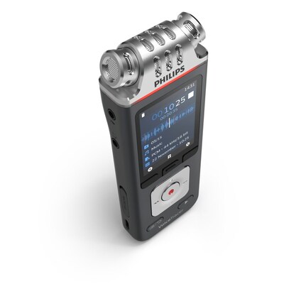 Philips VoiceTracer Digital Audio Voice Recorder, 8GB, Anthracite/Chrome (DVT6115)