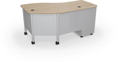 MooreCo Avid 60W Instructor Desk, Buka Bark (91786-7982-7982)