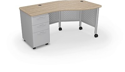 MooreCo Avid 60W Instructor Desk, Buka Bark (91786-7982-7982)