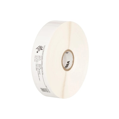 Zebra Z-Select 4000T Thermal Transfer 1.25 x 1 Paper Label, 2580 Labels/Roll, 6 Rolls (10009523)