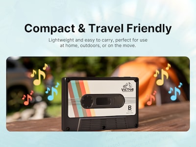 Victor Cassette Bluetooth Speaker (VAS-3006)
