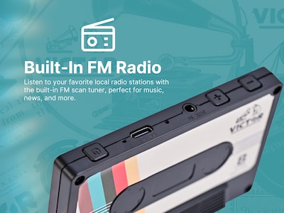 Victor Cassette Bluetooth Speaker (VAS-3006)