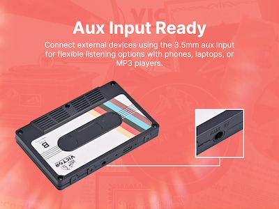 Victor Cassette Bluetooth Speaker (VAS-3006)