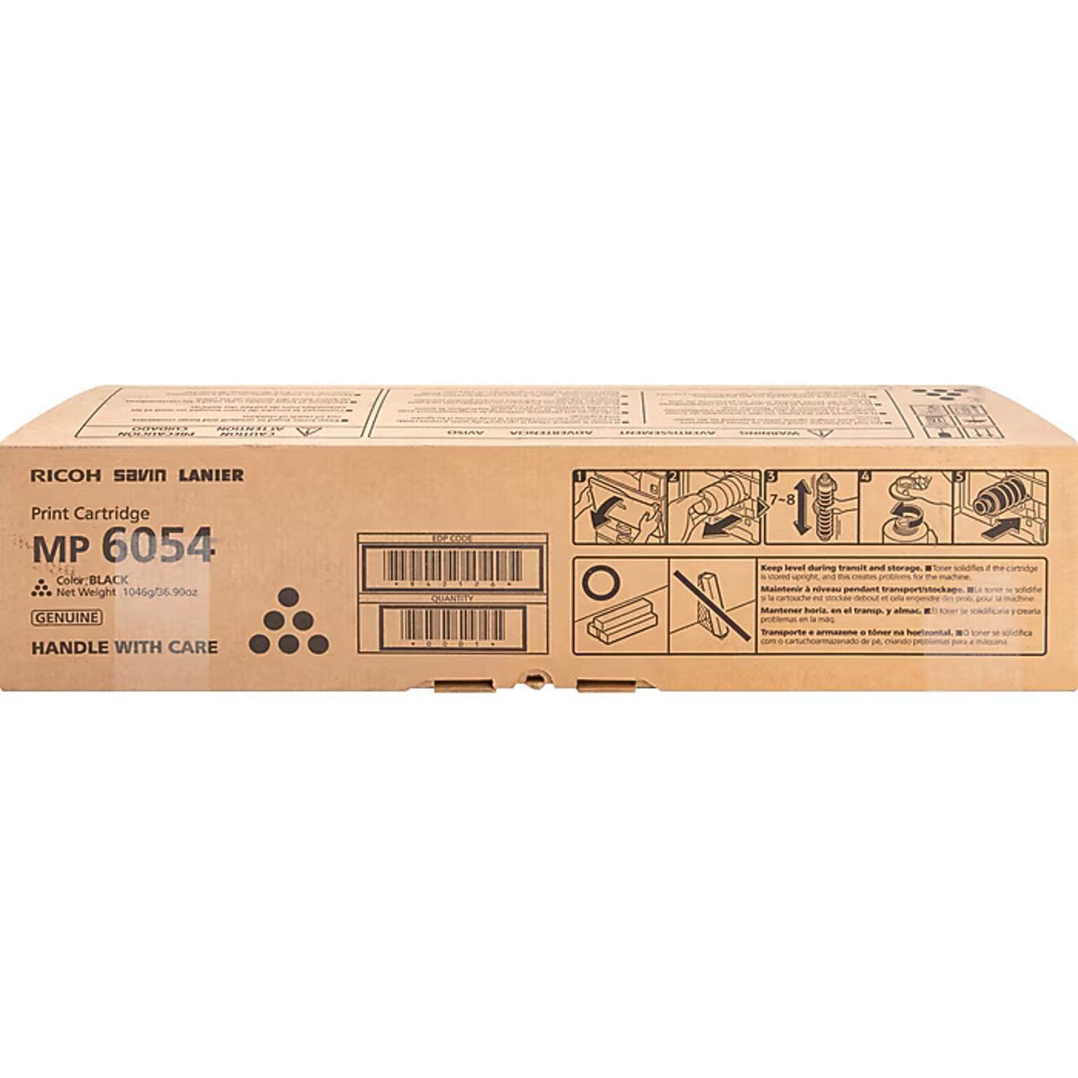 Ricoh 842126 Original Black Laser Toner Cartridge, Prints up to 37,000 Pages