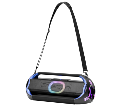 Emerson Triad Grip XL Portable Bluetooth LED Party Speaker, Black (EDSP-5001)
