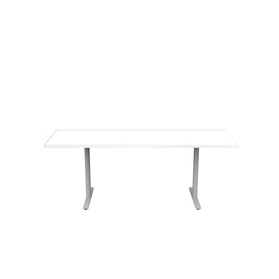 Safco Ready 72W x 24D Training Room Table, Laminate, Designer White (JN7224NFXTGLDSWT)