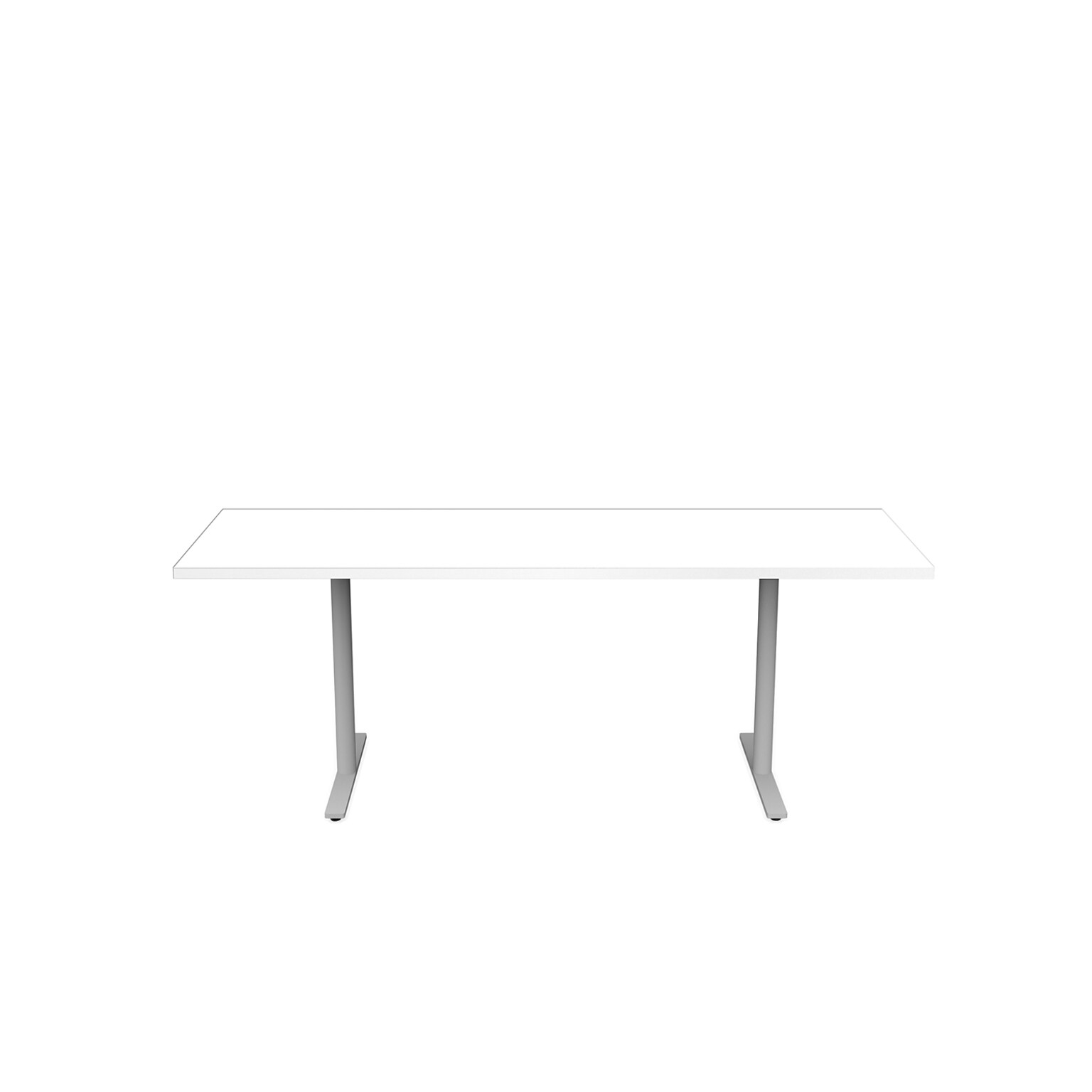 Safco Ready 72W x 24D Training Room Table, Laminate, Designer White (JN7224NFXTGLDSWT)