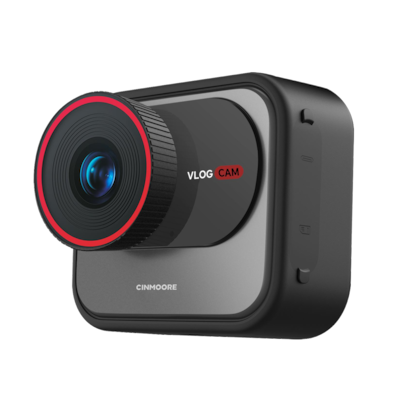 CiNMOORE smart Wi-Fi Vlogging Camera, Black (V1WU)