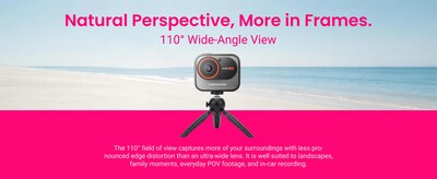 CiNMOORE smart Wi-Fi Vlogging Camera, Black (V1WU)