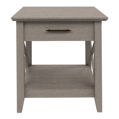 Regency Key West 20"W Wooden End Table, Washed Gray (KWT120WG)