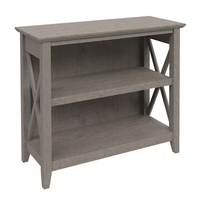 Regency Key West 30H 2-Shelf Bookcase, Washed Gray (KWB124WG-03)