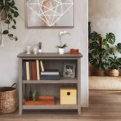 Regency Key West 30H 2-Shelf Bookcase, Washed Gray (KWB124WG-03)