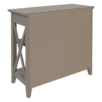 Regency Key West 30"H 2-Shelf Bookcase, Washed Gray (KWB124WG-03)