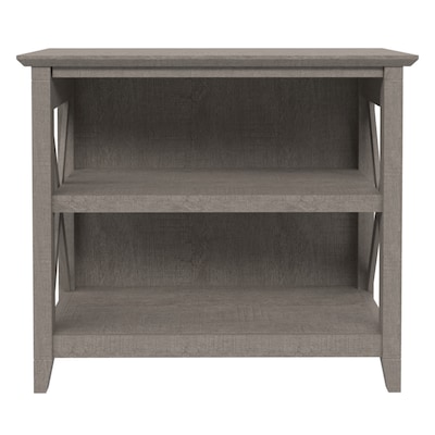 Regency Key West 30"H 2-Shelf Bookcase, Washed Gray (KWB124WG-03)